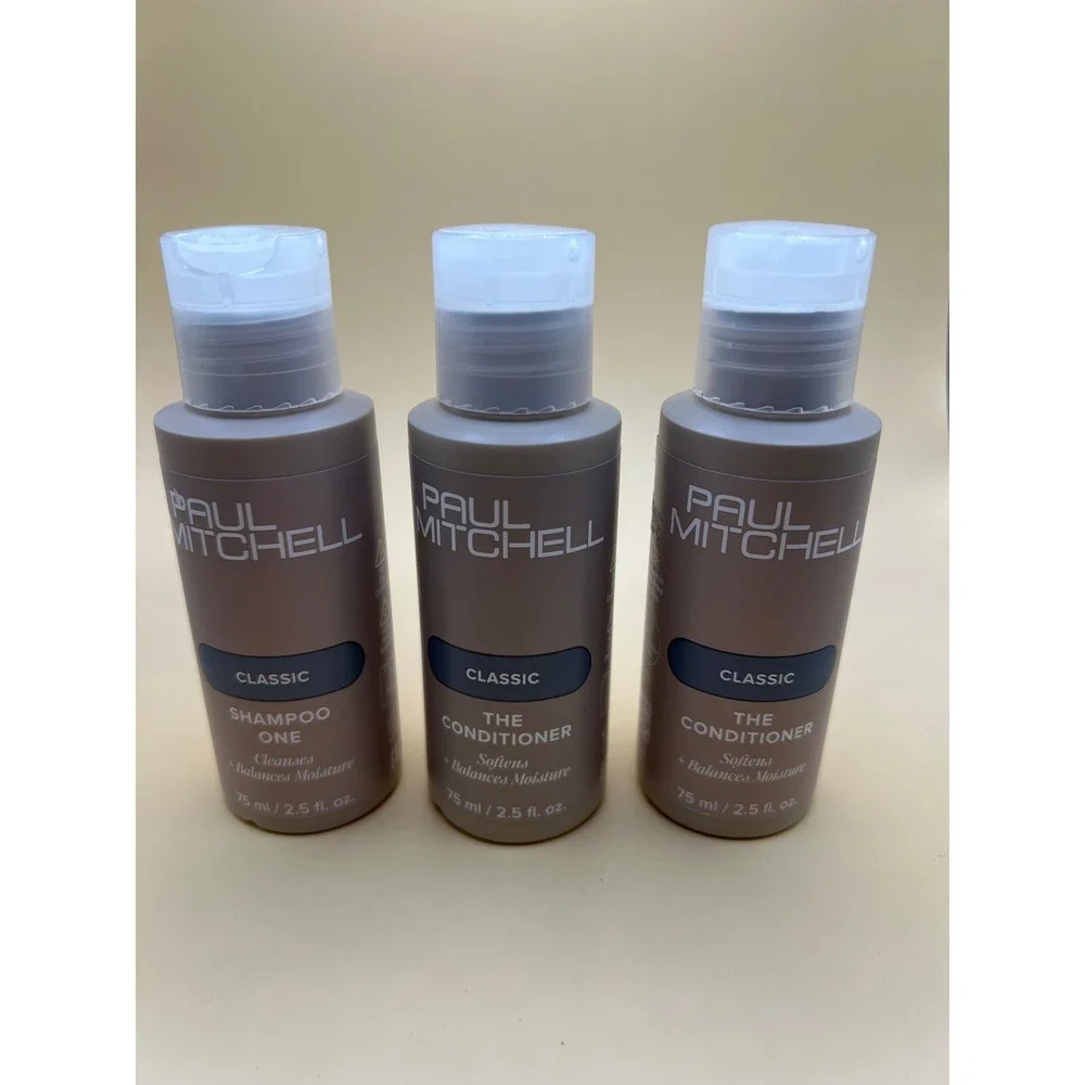 Paul Mitchell Shampoo One and The‎ Conditioner Travel Size Set 2.5oz 3 Pack NEW